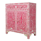 Mother of Pearl sideboard Cabinet Pink Floral